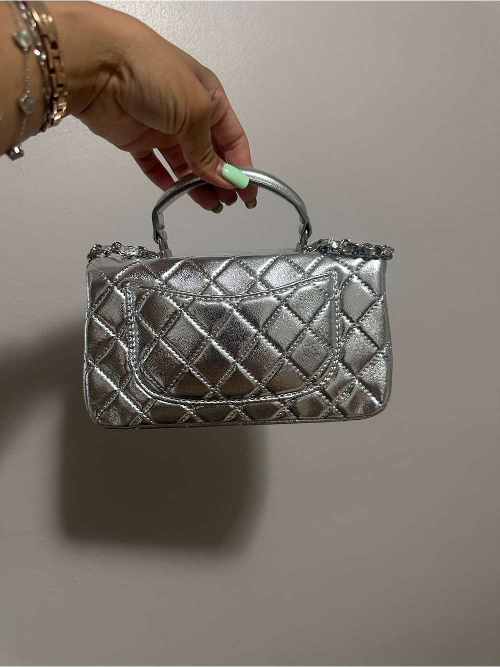 “CC” Metallic Bag - Picture 6 of 6